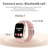 tanie Smartwatche-QX7PRO Inteligentny zegarek 2 in Inteligentny zegarek Bluetooth Krokomierz Powiadamianie o połączeniu telefonicznym Rejestrator aktywności fizycznej Kompatybilny z Android iOS Damskie Męskie Długi