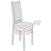 abordables Couverture de chaise de salle à manger-Housse de chaise de salle à manger housse de siège de chaise extensible en daim hydrofuge doux uni couleur unie durable lavable protecteur de meubles pour salle à manger fête