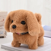 お買い得  ぬいぐるみ-模擬電気犬ぬいぐるみ電気犬は歩くことができ、吠え、うなずき、尻尾を振ることができます子供のおもちゃの犬小屋