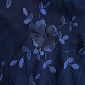 economico Gonne semplici-Per donna Gonna Altalena a dondolo Gonne da lavoro Gonna lunga Medio Gonne Pizzo Con ricami Multistrato Tinta unita Ufficio / Business Giornaliero Primavera &amp; Autunno Poliestere Elegante Lungo Estate