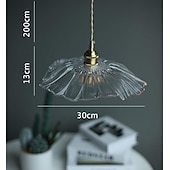 billige Pendellys-19/30 cm Øyesign Anheng Lys Metall Glass Moderne Traditionel / Klassisk 110-120V 220-240V