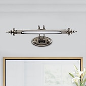 abordables Apliques de pared para interior-Luces de espejo, luz de espejo de baño vintage, lámpara de baño, luces de espejo de tocador para iluminación de tocador, lámpara de pared interior ip44, lámparas de imagen con luz de maquillaje giratoria de 4000k 90-264v