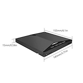 tanie Kable i adaptery-XD013 Zewnętrzny napęd DVD USB typu C 3.0 Reader Player Nagrywarka