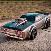economico veicoli radiocomandati-modello elettrico in scala reale 4wd ad alta velocità muscle drift car demon eye rc da corsa 38 kmh