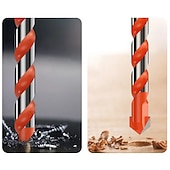 olcso fúró tartozékok-7db/készlet 3-12 mm-es keményfém fúrókészlet - tökéletes csempe, beton, tégla, üveg, műanyag és fa fúrásához!