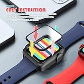 cheap Smartwatch Screen Protectors-Screen Protector Film for iWatch Ultra/Ultra 2 Series 9 8 7 6 SE 5 4 3 2 1 for Apple Watch 49mm 44mm 40mm  Soft / Tempered glass Protective Accessories（3/1pcs film）