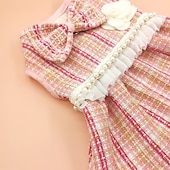 cheap Dresses-Dog Cat Dress Fashion Cute Winter Soft Washable Comfortable Outdoor Party Dog Clothing for Bichon Frise Poodle Pomeranian Baby Pet Papillon