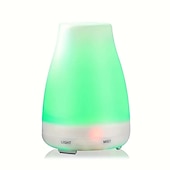 cheap Humidifiers &amp; Dehumidifiers-Portable Colorful Lights H2o Spray Cool Mist Humidifier Double Wet Aroma Essential Oil Diffuser Usb Rechargable Minicar Home Air Humidifier