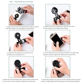 cheap Hand Tools-Universal Phone Lens Photography Adapter Mount Adjustable Phone Clip Bracket Telescope Phone Adapter for Binoculars Monocular
