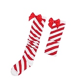 preiswerte Weihnachtsmütze &amp; Zubehör-Weihnachtsmann Elf Strümpfe / Strumpfhosen Damen Weihnachten Silvester Heiligabend Weihnachten Erwachsene Weihnachten Silvester Socken