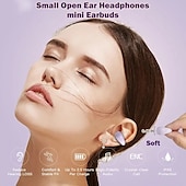 preiswerte TWS Echte kabellose Kopfhörer-Kleine Clip Open Ear Kopfhörer Drahtlose Ohrclip Luftleitung Ohrhörer Headset Mit Mikrofon Open Ear Ohrstöpsel