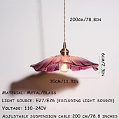 billige Pendellys-19/30 cm Øyesign Anheng Lys Metall Glass Moderne Traditionel / Klassisk 110-120V 220-240V