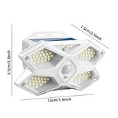 abordables Appliques d&#039;extérieur-Projecteurs solaires d&#039;extérieur, lampe murale étanche avec détecteur de mouvement, éclairage public de sécurité, lampe de décoration de jardin, éclairage paysager