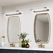 billige Vegglamper for innendørsbruk-Innendørs LED Nordisk stil Vegglamper Vanity-lamper Innendørs vegglamper Soverom Baderom Metall Vegglampe 110-240 V