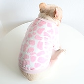 billiga Pyjamas-Hund Katt Tröja Pyjamas Mode söt stil Vinter Varm Mjuk Tvättbar Bekväm Utomhus Inomhus Ledigt / vardag Hundkläder for Bichon Frisé Pudel Pommeran valpen eller det lilla husdjuret Fjäril