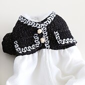 economico Vestiti-Cane Gatto Tuta Vestito Moda Carino Inverno Morbido Lavabile Confortevole All&#039;aperto Casual Quotidiano Abbigliamento per Cani for Bichon Frisé Barboncino Volpino di Pomerania Cucciolo Papillon