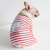preiswerte Pyjama-Hunde Katzen Pyjamas Modisch Kuschelig Winter Weich Waschbar Komfortabel Innen Casual Hundebekleidung for Bichon Frise Pudel Spitz kleines Haustier Schmetterling