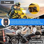 ieftine DVR Auto-wifi gps dvr motocicletă dash cam complet 1080p hd față și spate înregistrare dublă înregistrator de conducere pentru motociclete rezistent la apă pentru motocicletă cameră pentru motociclete