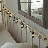 economico Striscie luci a batteria-retro led luci della stringa di cherosene 3m 20led aa lampada alimentata a batteria luci della stringaper ghirlanda campeggio festa cortile casa vacanza decorazione di natale illuminazione