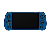 Недорогие Игровые консоли-Портативная игровая консоль powkiddy x55 со встроенными играми, ips rgb-экраном, 5,5 дюйма (256 г, 30 000 игр), идеальный подарок на рождественский день рождения для друзей и детей