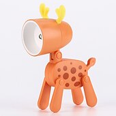 olcso Óvoda éjszakai fények-mini éjszakai lámpák led aranyos karácsonyi ajándék kreatív rajzfilm dinoszauruszok kutya és karácsonyi jávorszarvas összecsukható kis asztali lámpa elemmel