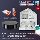 Χαμηλού Κόστους Οικιακές συσκευές-tuya multimode gateway hub zigbee wireless bridge για smart home bluetooth mesh wifi ir τηλεχειριστήριο για alexa google smart life