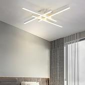 baratos Candeeiros de Teto-4-luz 6-luz 61/85/120 cm Design de Cluster Design de Linha Formas geométricas Luzes de Tecto Alumínio Linear Geométrico Minimalista Acabamentos Pintados LED Moderno 110-120V 220-240V
