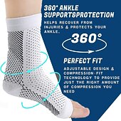 baratos Saúde dos pés-meias stunor dr.neuropathy, meias calmantes para neuropatia, meias dr.neuropatia para pés, meias calmantes suporte de arco para mulheres homens, suporte de compressão de tornozeleira (pequeno/médio,