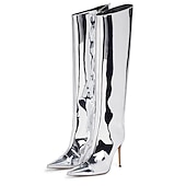 cheap Footwear-Retro Vintage 1980s Knee High Boots Disco Women&#039;s Carnival Costume Halloween Carnival Performance Party Pride Parade Adults&#039; Shoes All Seasons