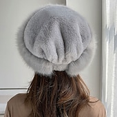 billige Festhatter-Hatter Hodeplagg Acryl / Bomull Bowlerhatter Fedora Avslappet Ferie Enkel Retro Rød Med Ren Farge Tvinning Hodeplagg Hodeplagg