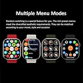 cheap Smartwatch-HK9 PRO MAX Smart Watch 2.02 inch Smartwatch Fitness Running Watch Bluetooth Pedometer Call Reminder Fitness Tracker Compatible with Android iOS Women Men Long Standby Hands-Free Calls Message