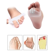 cheap Foot Health-1 Pair Women&#039;s High Heel Shoes Forefoot Pads - Silicone Gel Insole For Blister &amp; Pain Relief - Honeycomb Fabric For Comfort