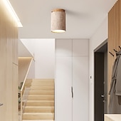 voordelige Inbouw- &amp; semi-inbouwmontage-plafondlamp steen inbouw plafondlamp voor slaapkamer woonkamer hal keuken, moderne trommellamp dichtbij plafond 110-240v