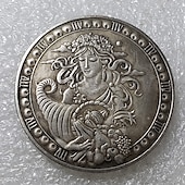 olcso photobooth kellékek-antik kézműves európai és amerikai tizenkét csillagkép emlékérmék ősi ezüst érmék tarot kívánó napisten emlékérmék deviza