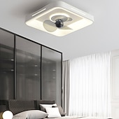 preiswerte Dimmbare Deckenleuchten-Deckenventilator mit Licht, dimmbar, 48 cm, Macaron, mehrfarbig, 360-Grad-Kopfschütteln, 6 Windgeschwindigkeiten, moderner Deckenventilator für Schlafzimmer, Wohnzimmer, ca &amp; Fernbedienung 110-240V