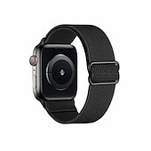 abordables correas de reloj de manzana-Compatible con Apple Watch Correa 38mm 40mm 41mm 42mm 44mm 45mm 49mm Trenzado Elástico Ajustable Tejido correa de repuesto para iwatch Ultra 2 Series 9 8 7 SE 6 5 4 3 2 1