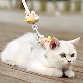 abordables Collares, arneses y correas para perros-Perros Gatos Bozales Correas Ajustable Portátil Duradero Exterior Paseo
