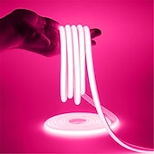 cheap Neon LED Lights-COB LED Strip 288 LEDs/m 220V EU Plug RA90 COB Outdoor Neon Sign Tape White Natural Pink Red For Kitchen Lighting