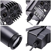 voordelige Projectorlamp &amp; laserprojector-uking 1 stks 30 w rgb podium licht led spot bewegende kop dmx disco dj party stemgestuurde led podium licht