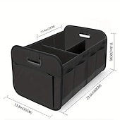 cheap Car Organizers-Trunk Organizer For Car, Collapsible Multi-Compartment Car Organizers Foldable And Waterproof, 600D Oxford Polyester, Suitable For Most Models