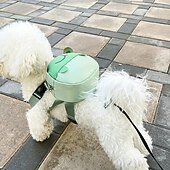 お買い得  犬用旅行グッズ-かわいい漫画の犬のバックパック - 鶏の小さな蜂カエルのパターンペットの外出に最適です。
