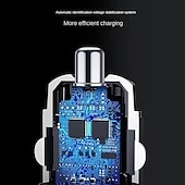 ieftine Kit Bluetooth Mașină/Hands-free-încărcător auto usb tip-c încărcare rapidă inel metalic mini încărcător auto priză brichetă adaptor accesorii auto