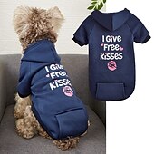 cheap Hoodies-Dog Cat Hoodie Fashion Casual Winter Breathable Soft Washable Comfortable Christmas Outdoor Casual Daily Dog Clothing for Bichon Frise Pomeranian Baby Pet Papillon Small