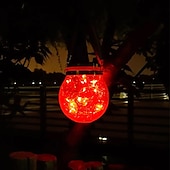 halpa Pathway Lights &amp; Lanterns-1kpl aurinkolyhty, puutarhasisustus vedenpitävät ulkolyhdyt, joulukoristeet aurinkovalot, terassin riippuvalot takapihan aidan polulle, halloween &amp; joulukoristeet