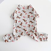 tanie Piżama-Psy Koty Piżama Moda Śłodkie Zima Miękka Zmywalny Wygodny w pomieszczeniach Codzienne Ubranka dla psów for Bichon frise Pudel Szpic miniaturowy szczeniaków i młodych kotów Motyl