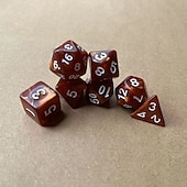 Недорогие игры и аксессуары-Многосторонние игральные кости, набор из семи частей дракона и настольная игра в жанре подземелья, беговая группа, трипг