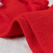 abordables sombrero de papá noel y accesorios-Papá Noel Calcetines de Navidad Calcetín de tripulación Mujer Navidad Año Nuevo Navidad Calcetines