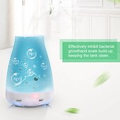 cheap Humidifiers &amp; Dehumidifiers-Portable Colorful Lights H2o Spray Cool Mist Humidifier Double Wet Aroma Essential Oil Diffuser Usb Rechargable Minicar Home Air Humidifier