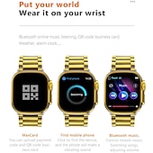 economico Smartwatch-M9 Ultra Max Orologio intelligente 2.1 pollice Intelligente Guarda Bluetooth Pedometro Avviso di chiamata Tracker di fitness Compatibile con Android iOS Da donna Da uomo Standby lungo Chiamate in