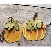 economico stencil da parete-crea bellissime zucche autunnali con fustelle per alberi in metallo, perfette per realizzare cartoline, scrapbooking, timbri &amp; Di più!